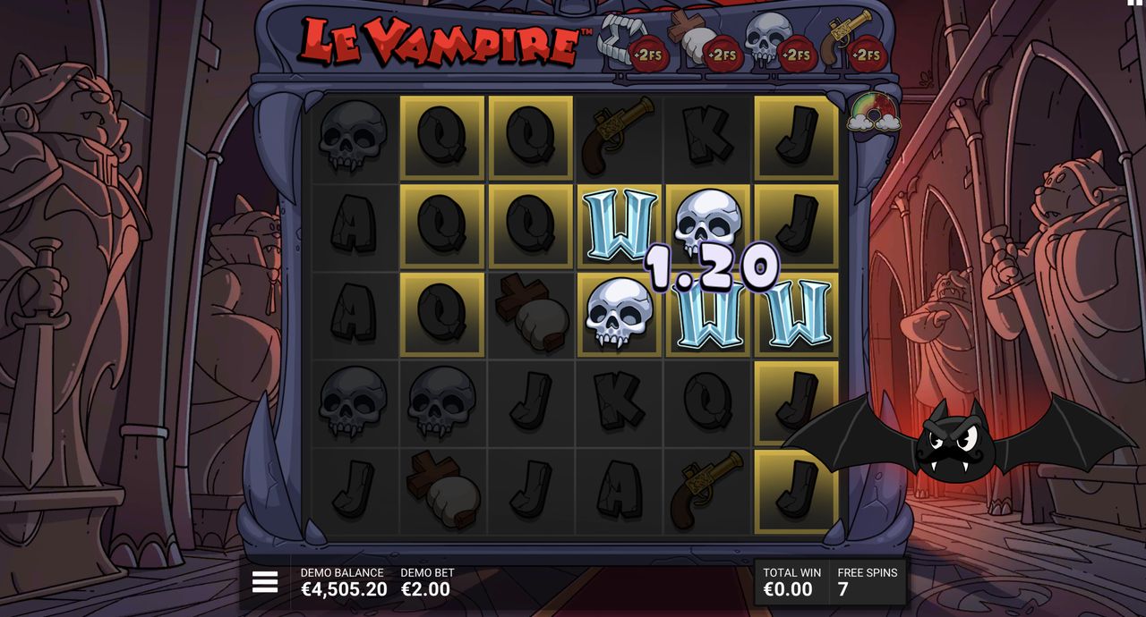 Blood Rain: the stage turns crimson, free-spin counters appear and the grid becomes Blood Squares.